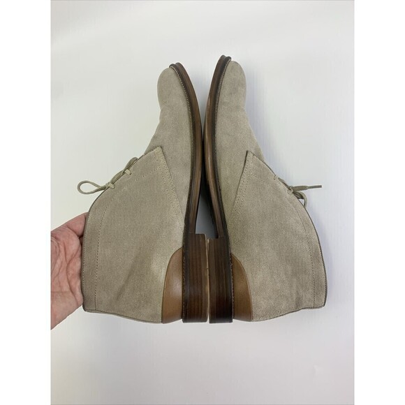 BOGO Johnston And Murphy Chukka Boot Textured Nubuck Taupe LaceUp Leather Men 13 main image 4